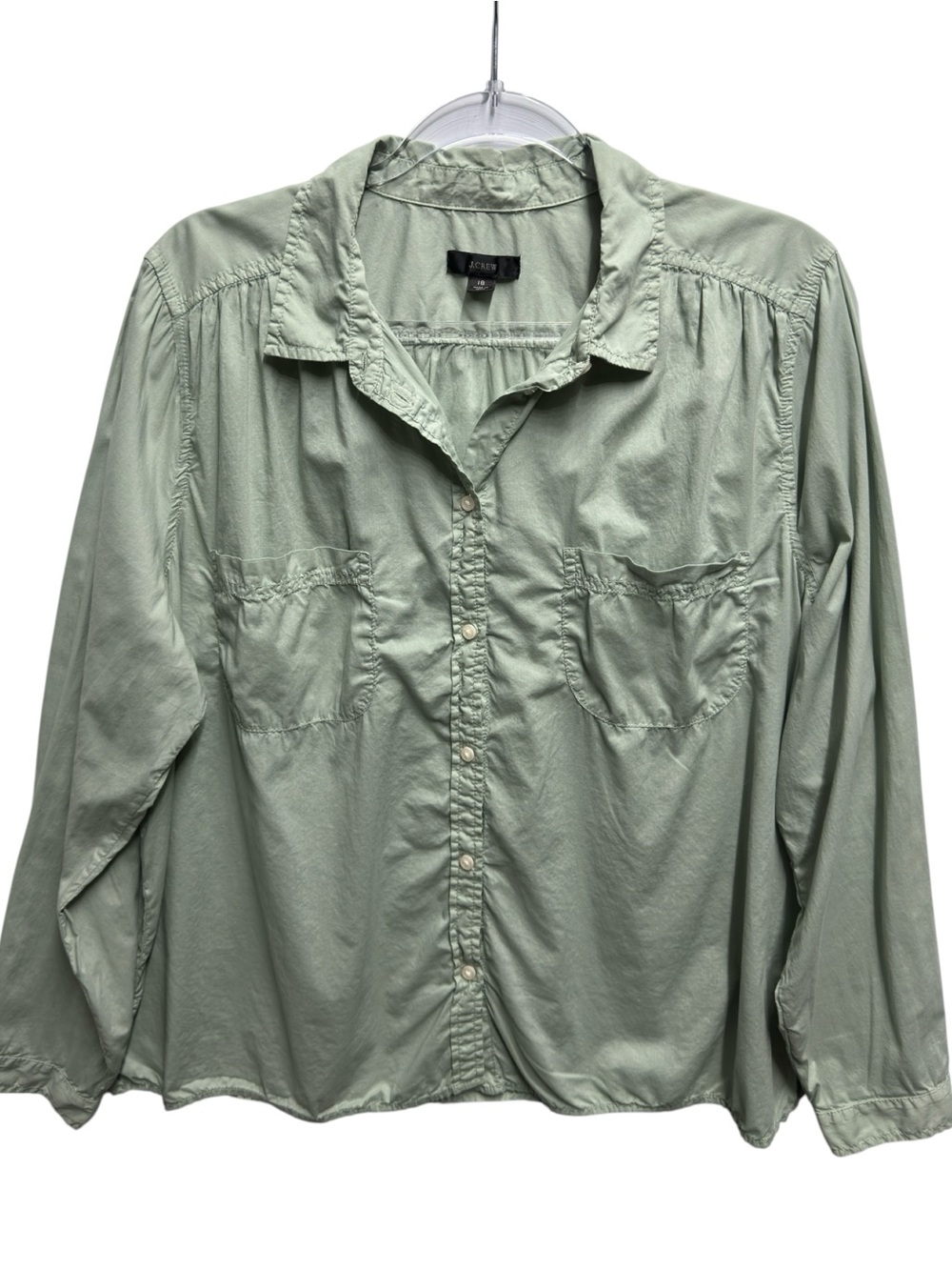 Pure Cotton Knit Re-imagined Utility Safari Oxford Poplin Chambray Shirt